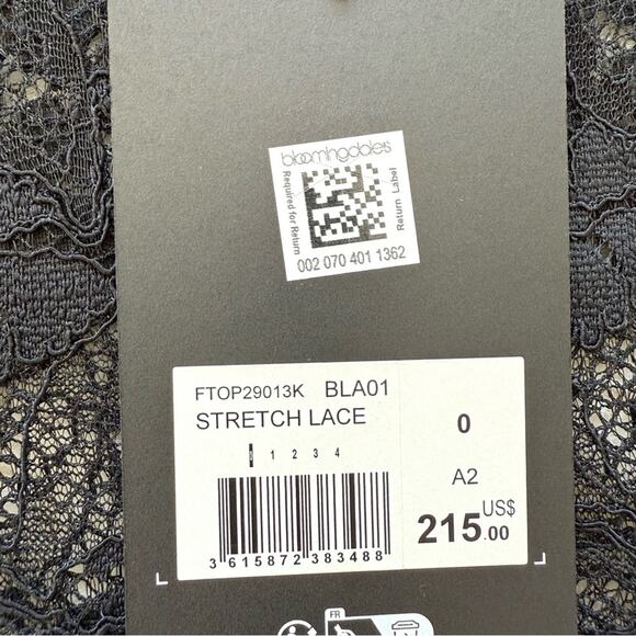 NWT!!! The Kooples women laces top size 0 or XS Retail 215$ - Picture 6 of 9